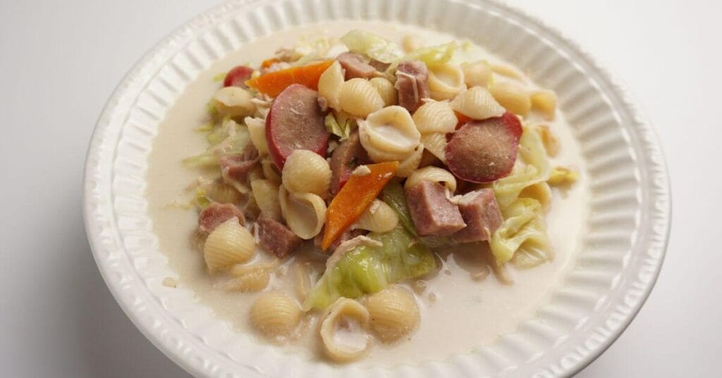 Chicken sopas recipe.