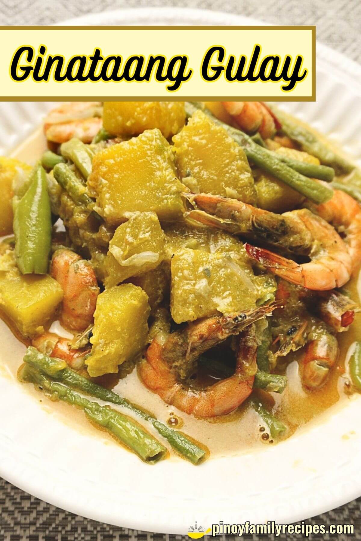 Ginataang Gulay Recipe (With Shrimp)