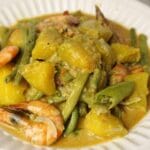 Ginataang kalabasa at sitaw.