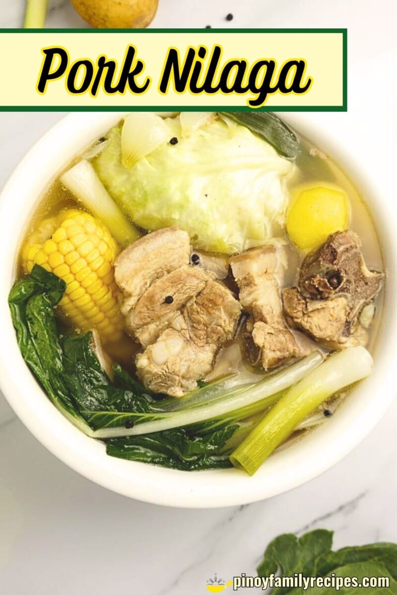 Nilagang Baboy (Boiled Pork Soup)