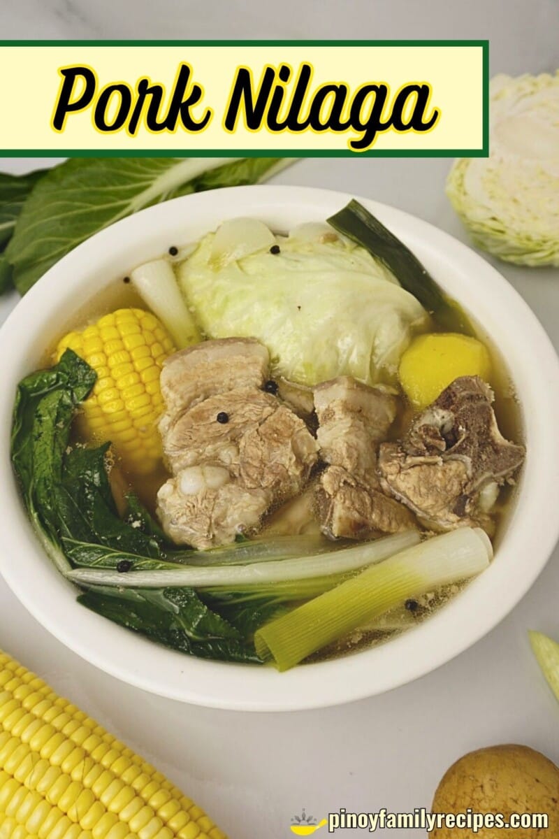 Nilagang Baboy (Boiled Pork Soup)