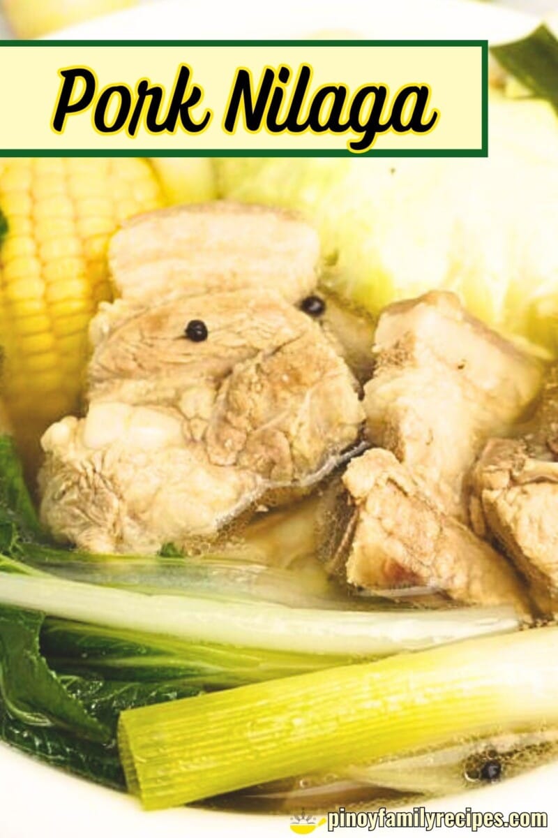 Nilagang Baboy (Boiled Pork Soup)