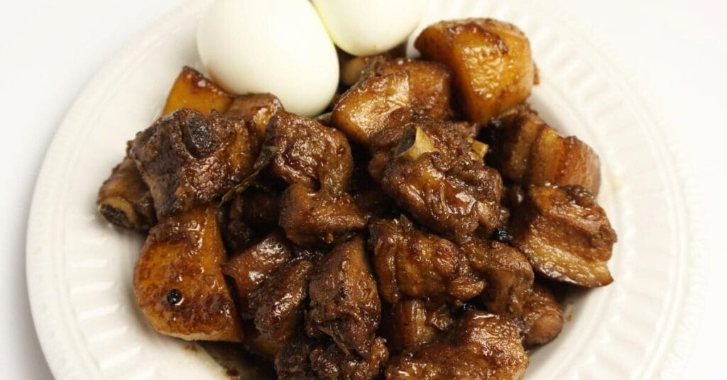 Pork adobo.