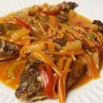 Sweet and sour tilapia.