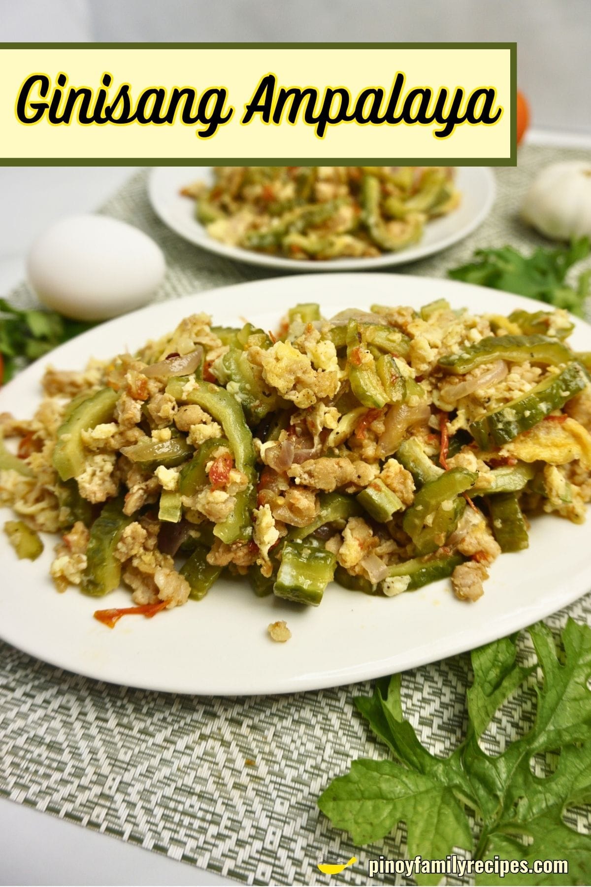 Ginisang Ampalaya