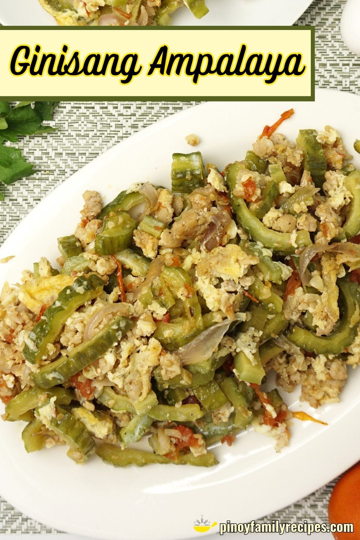 Ginisang Ampalaya
