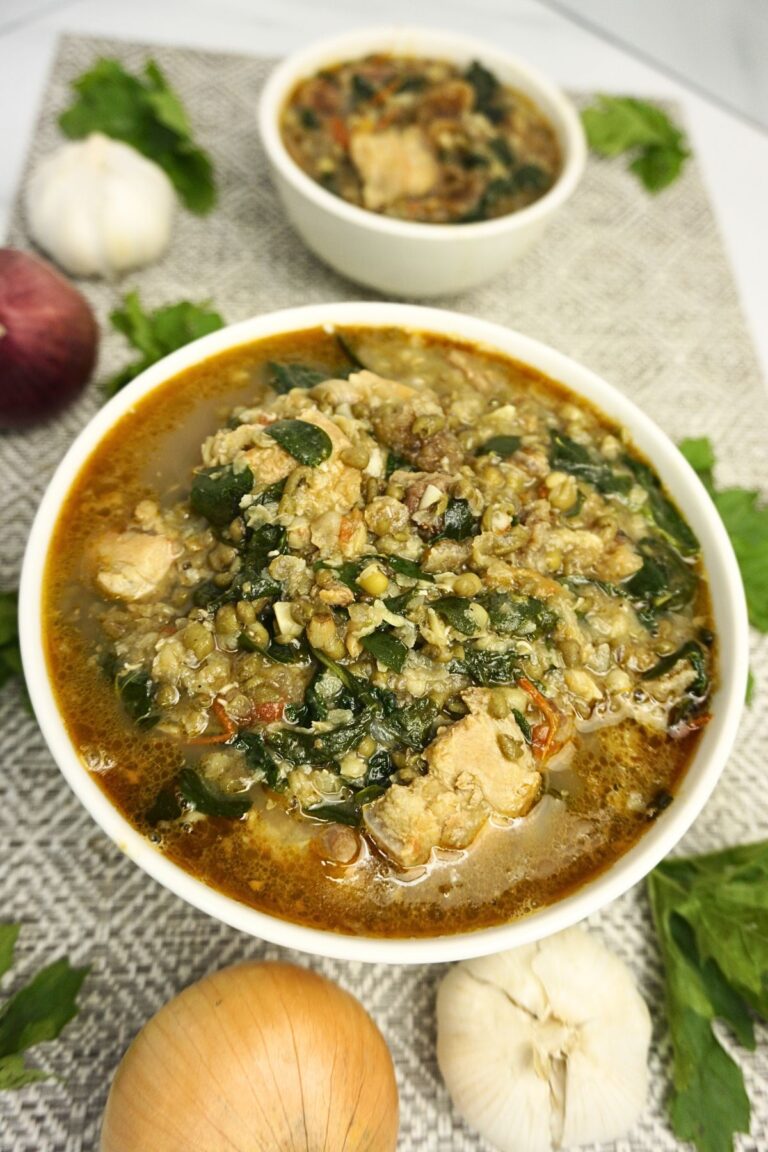 Ginisang Monggo Recipe with Pork - Pinoy Family Recipes