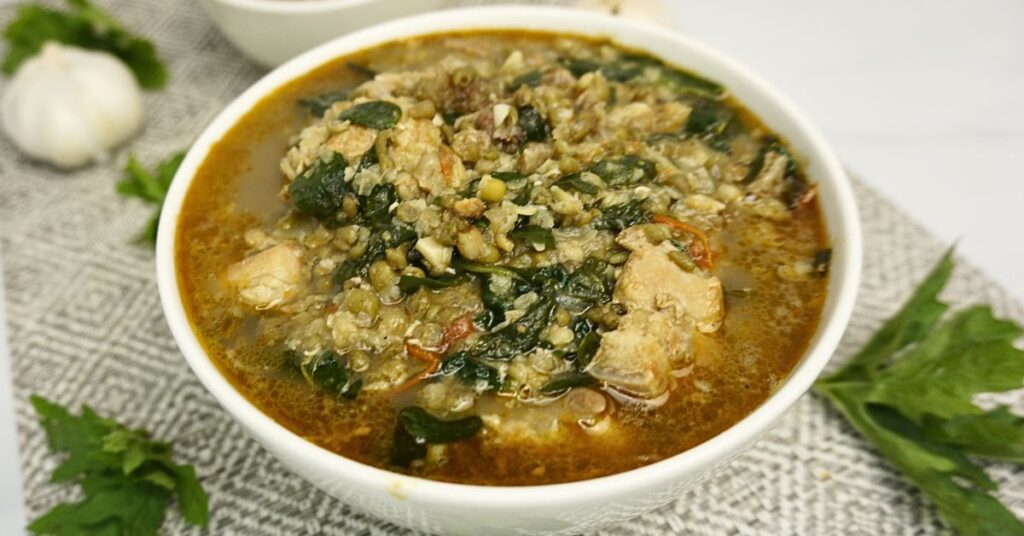 Ginisang Monggo Recipe with Pork - Pinoy Family Recipes