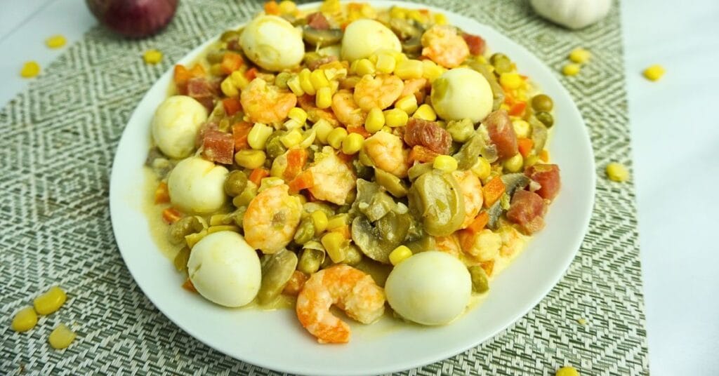 Creamy sipo egg in a plate.