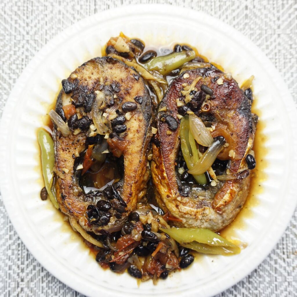 Bangus Tausi in plate