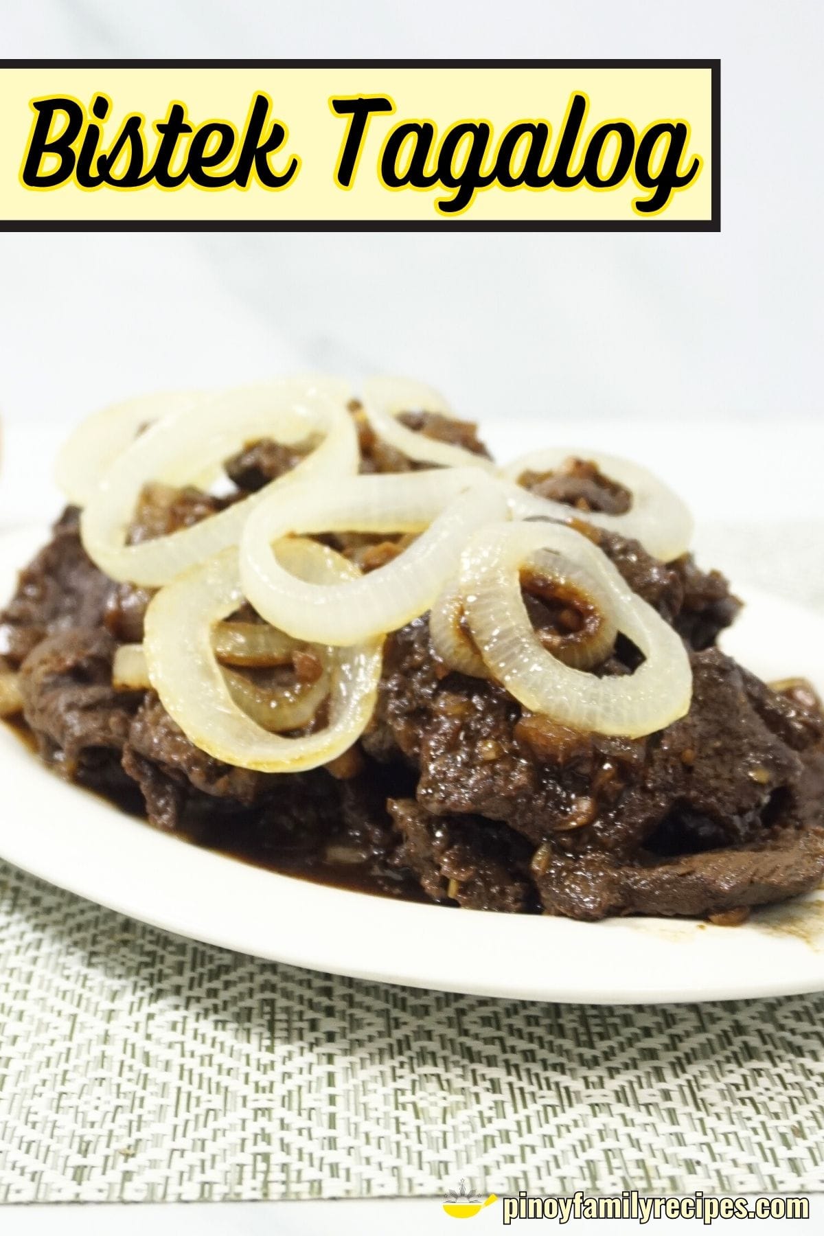 Filipino Beef Steak Recipe (Bistek Tagalog)
