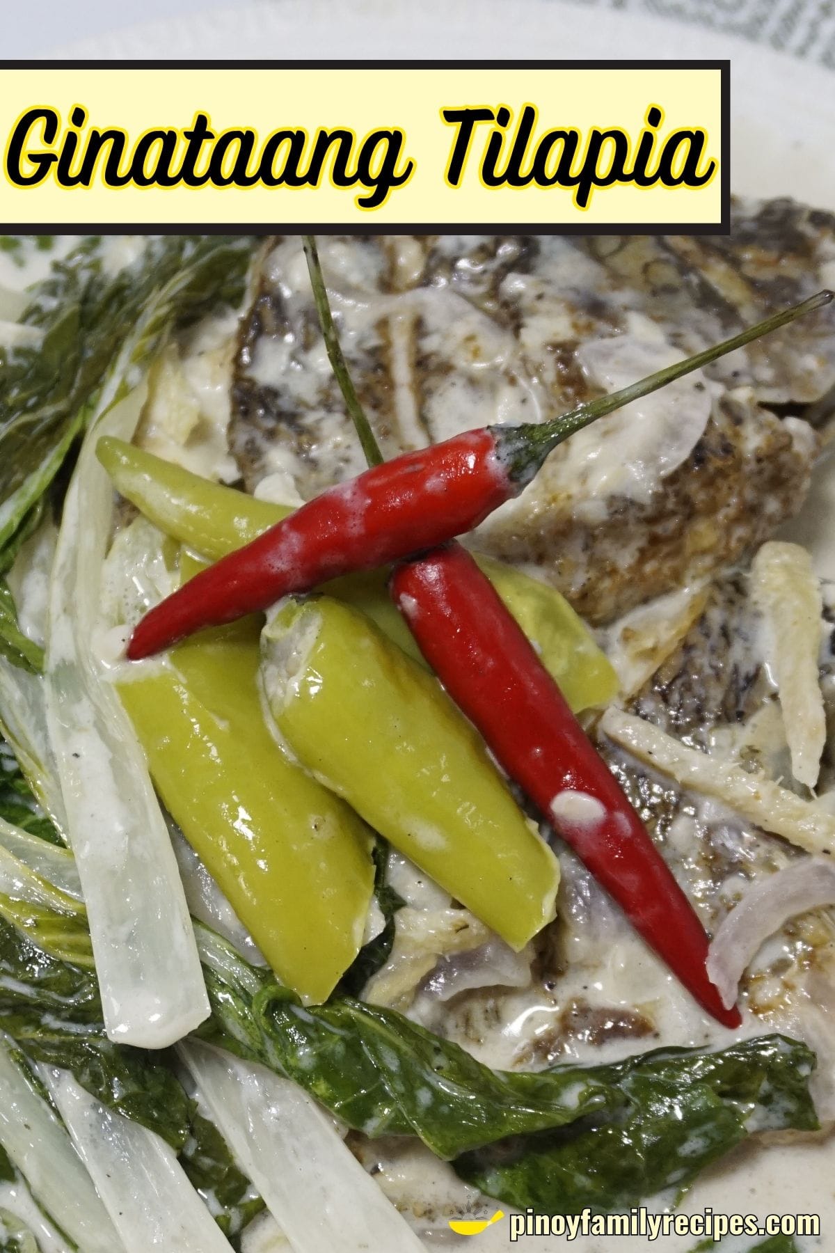 Ginataang Tilapia Recipe