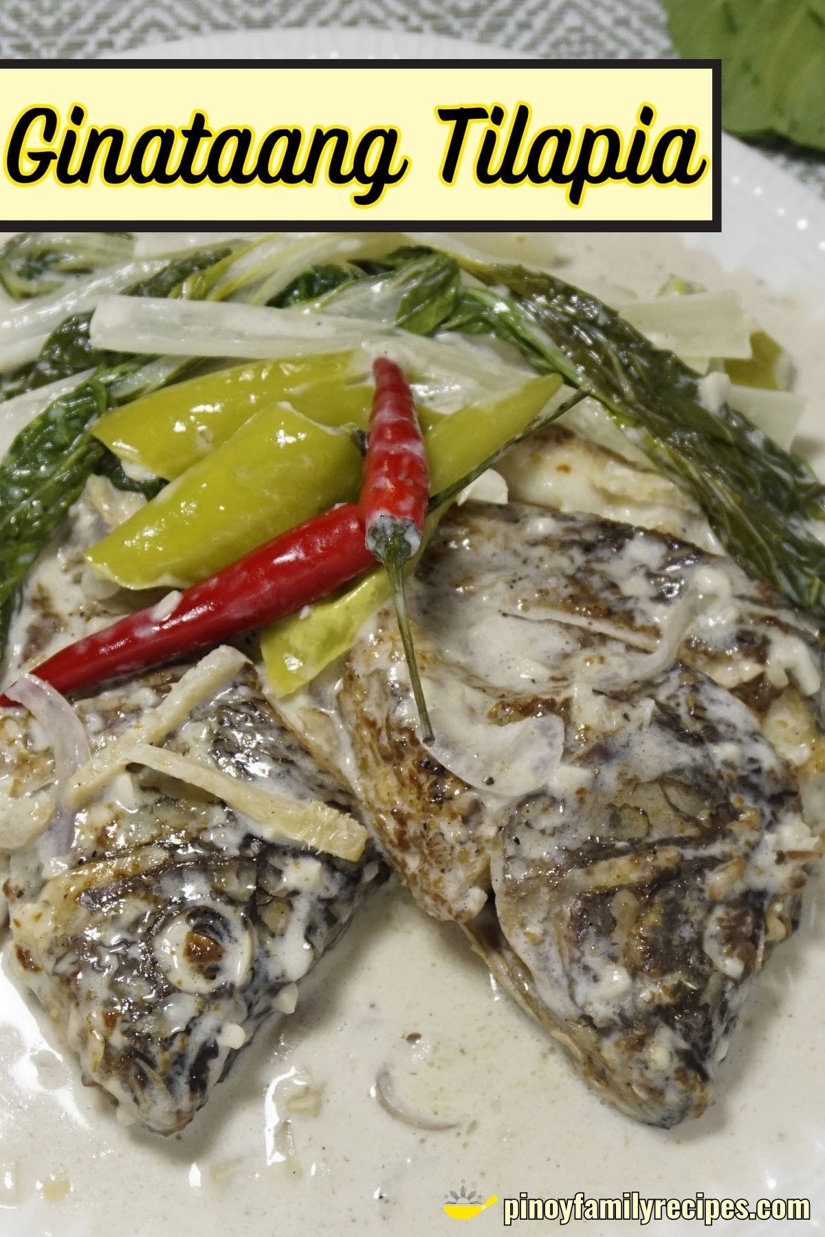Ginataang Tilapia Recipe