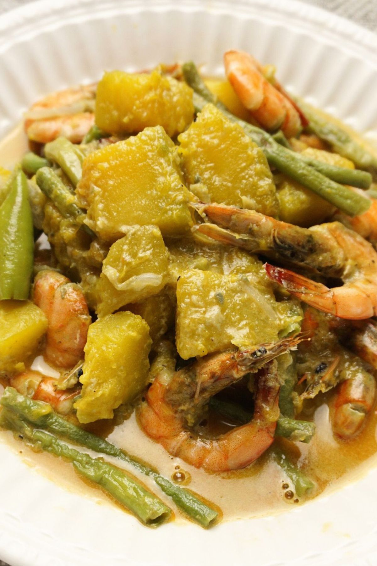 Ginataang gulay serving in plate