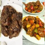Chicken with sauces