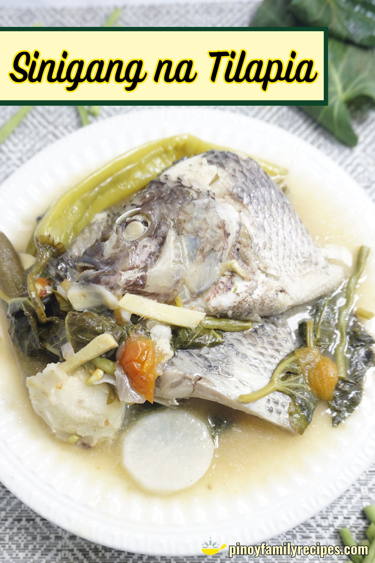 Sinigang na Tilapia Recipe