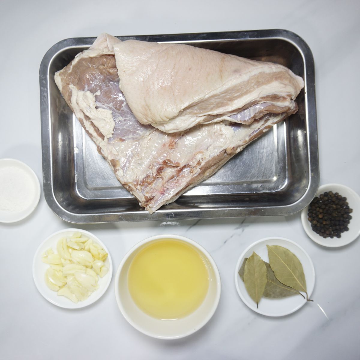 Lechon kawali ingredients