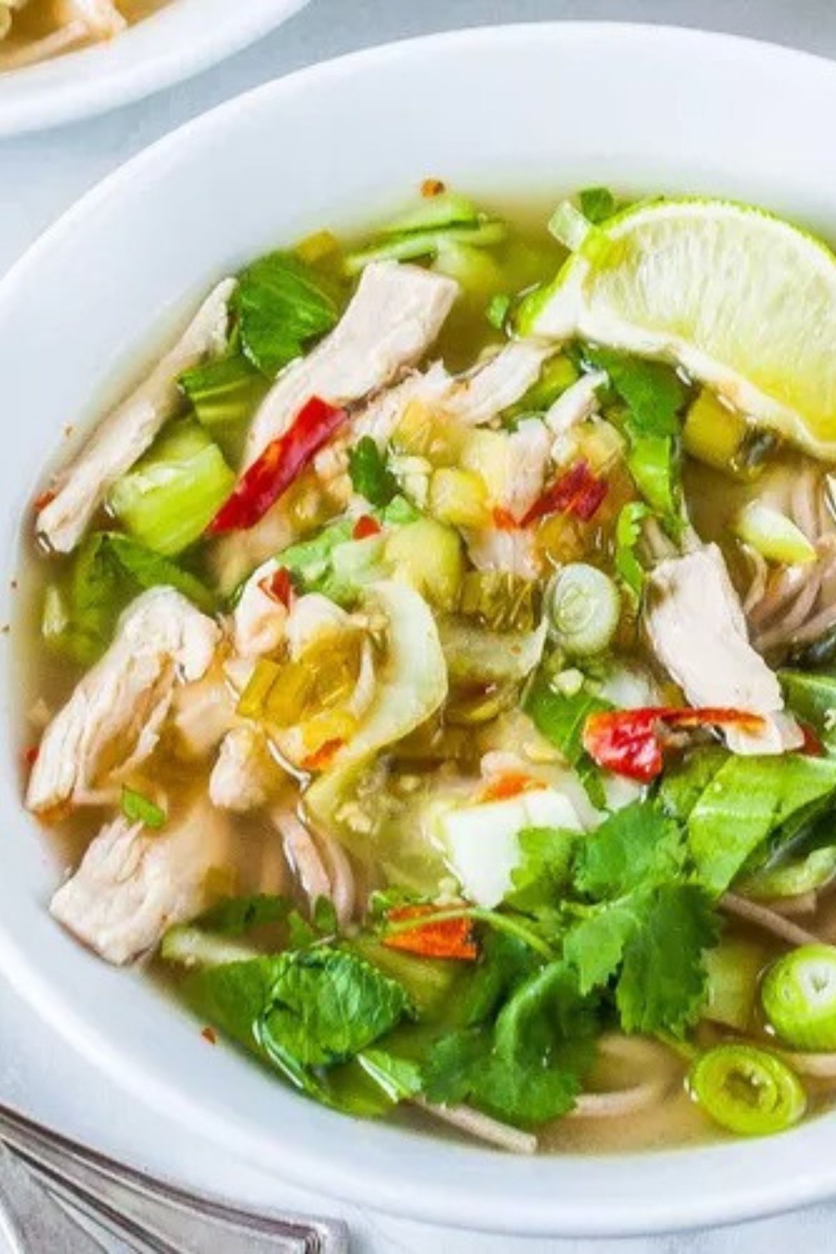 Soba Noodle Soup with Chicken and Bok Choy
