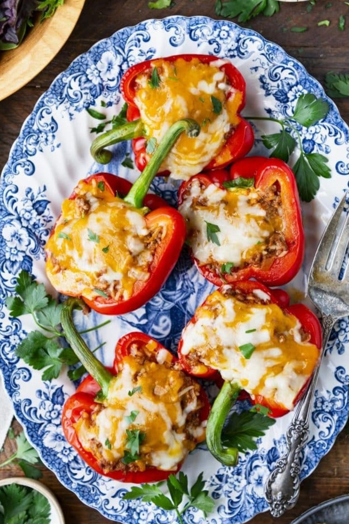 Stuffed pepper with rice