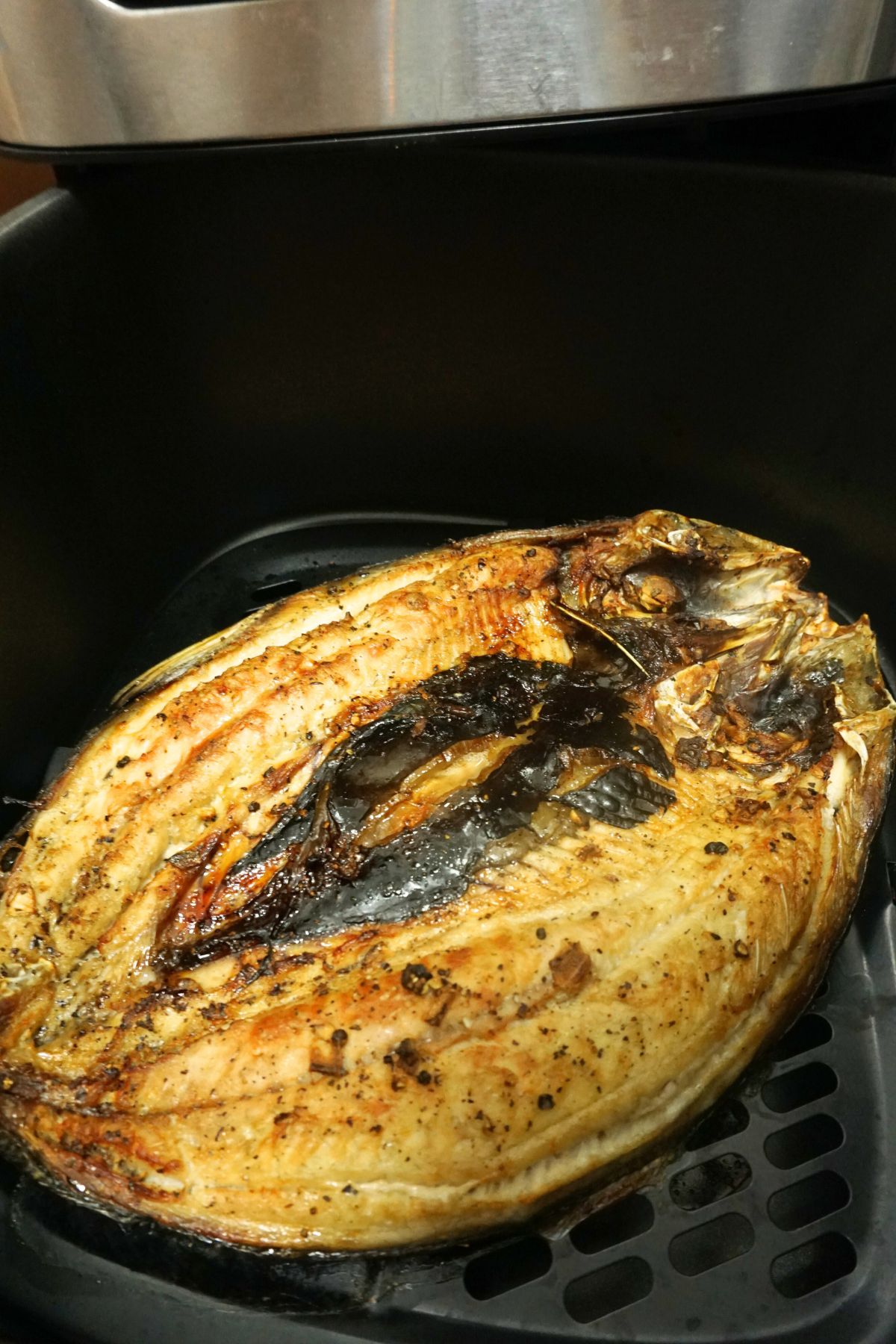 Crispy air fryer bangus