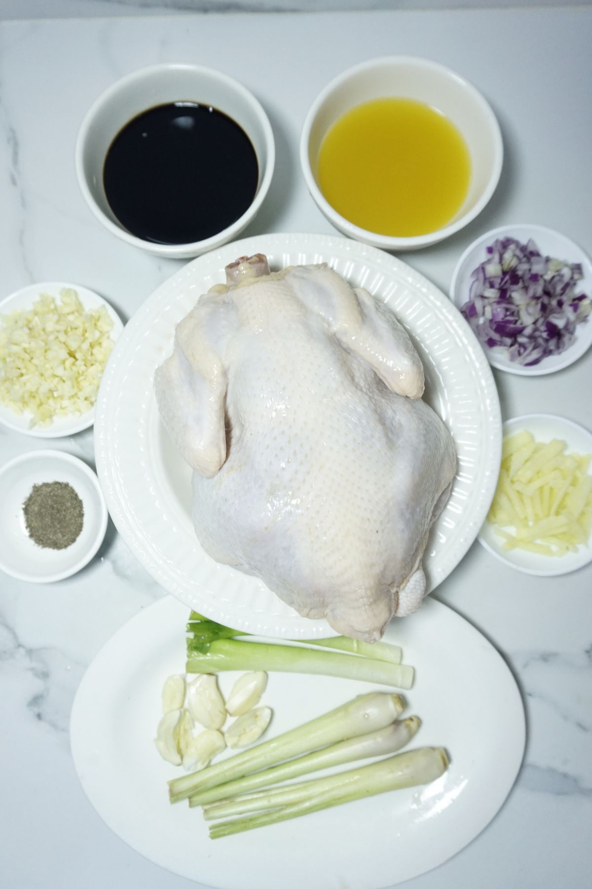 Lechon manok ingredients