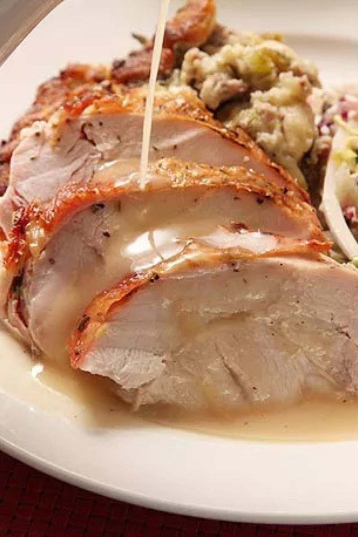 Herb Roasted Turkey Breast with Stuffing
