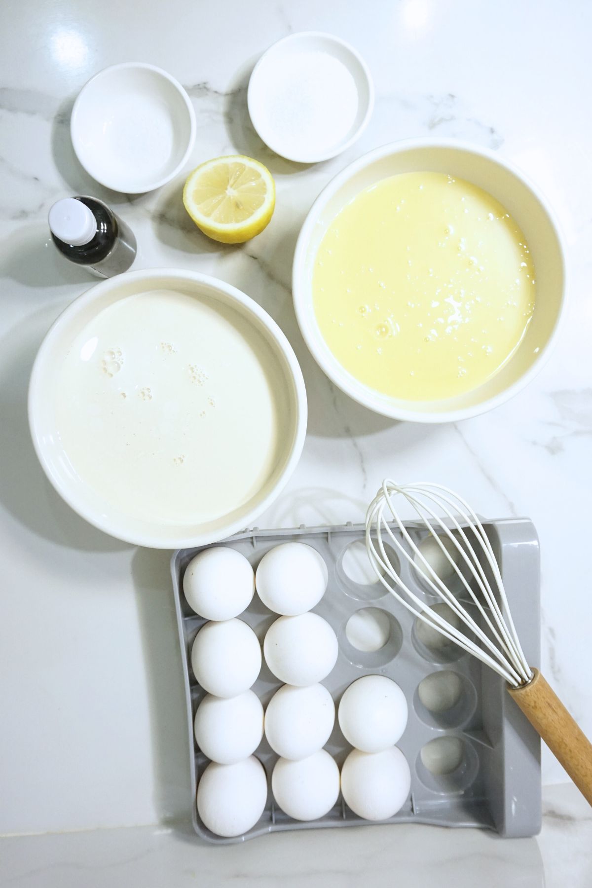 Leche flan ingredients