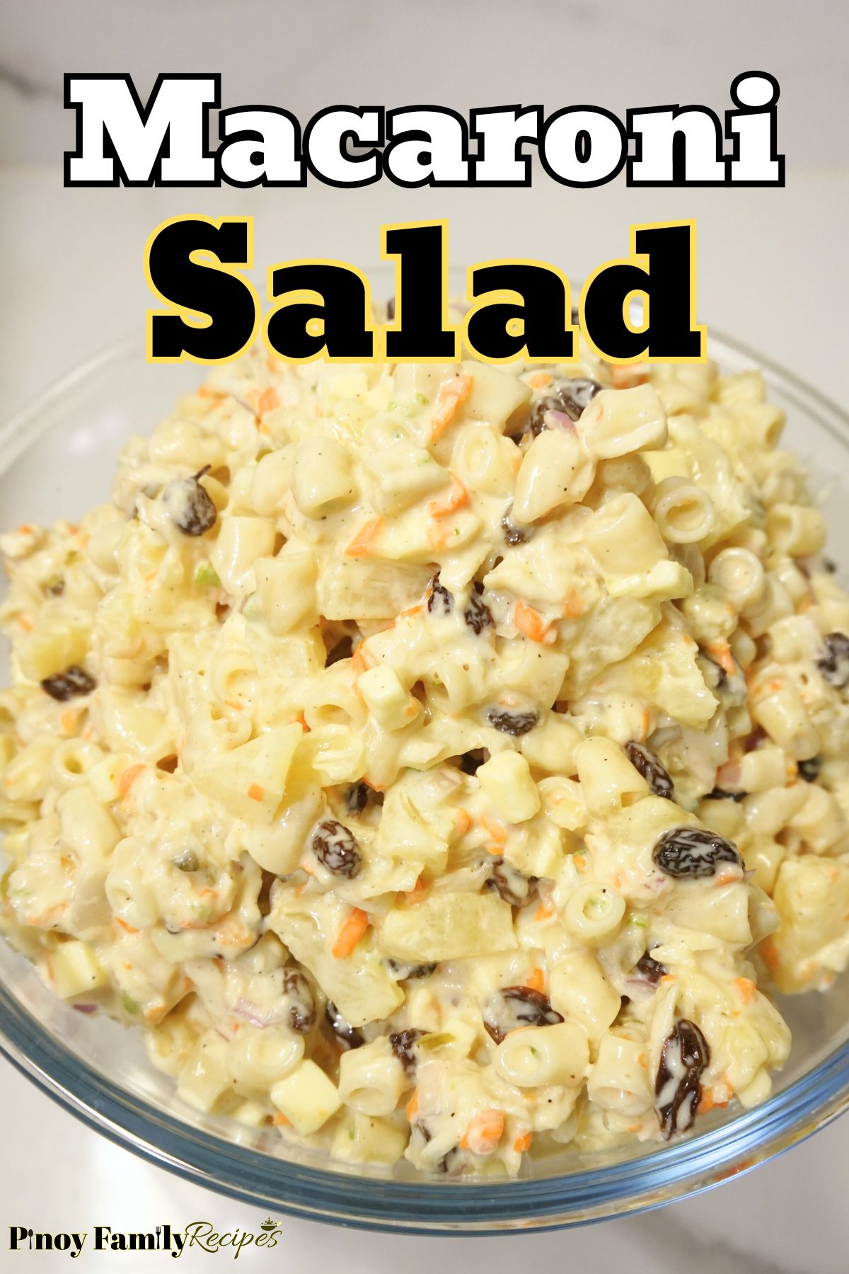 Filipino Style Macaroni Salad