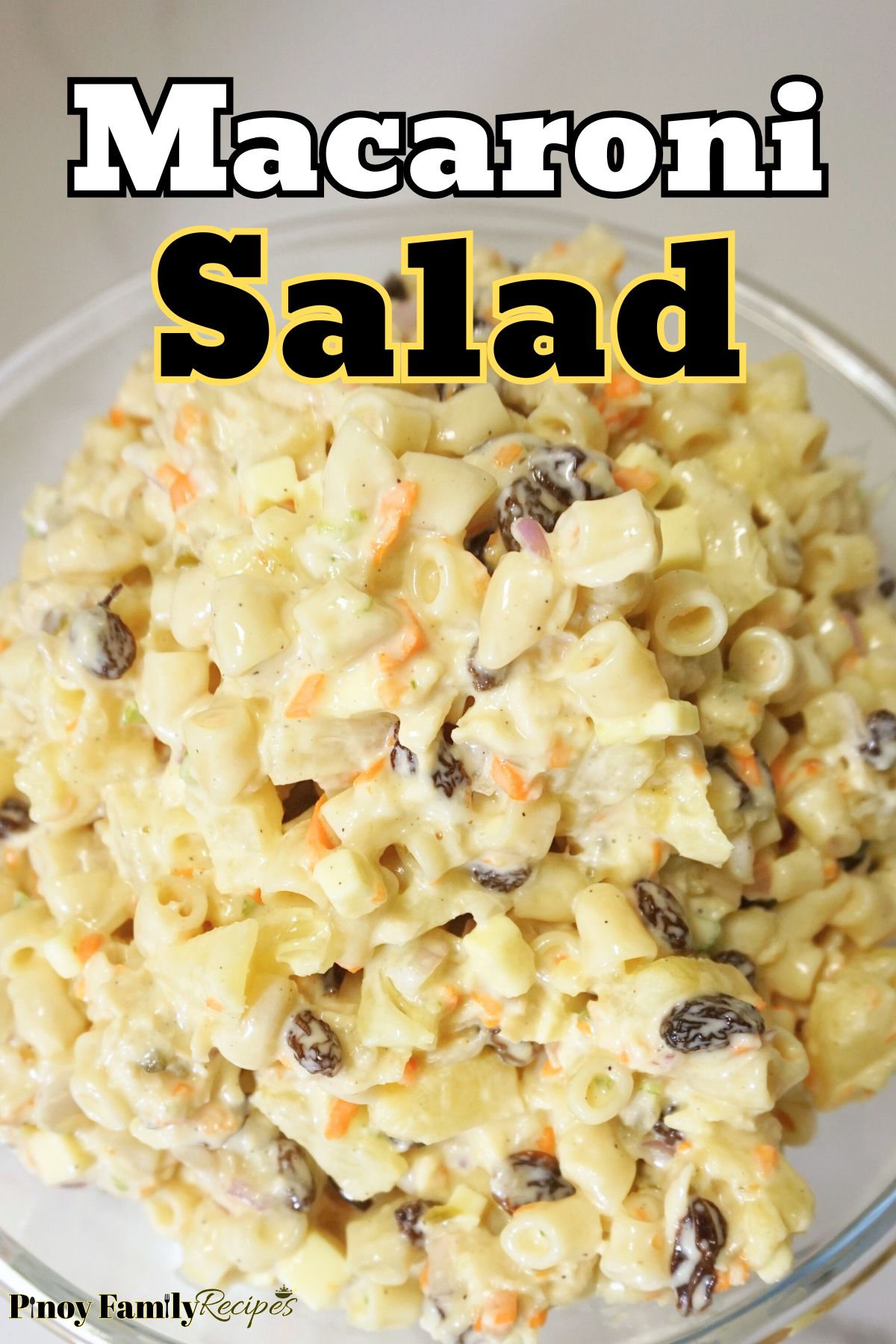 Filipino Style Macaroni Salad