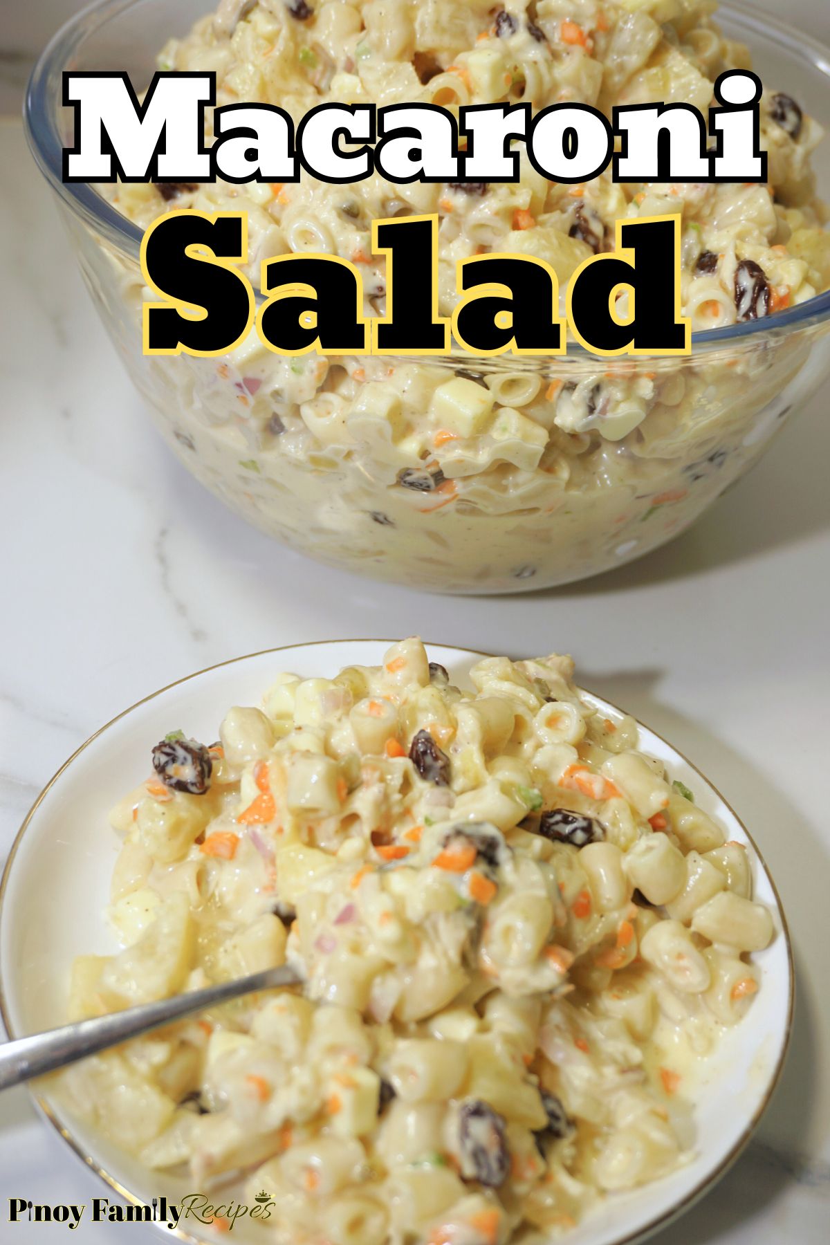 Filipino Style Macaroni Salad